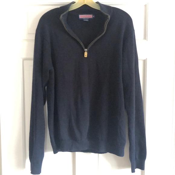 Vineyard Vines Sweaters - Navy 1/4 zip pullover sweater